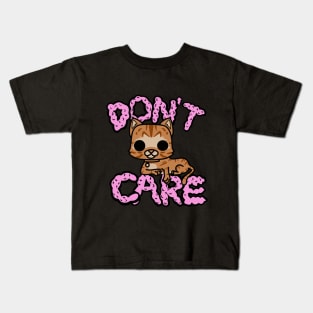 I don't care cat Kids T-Shirt